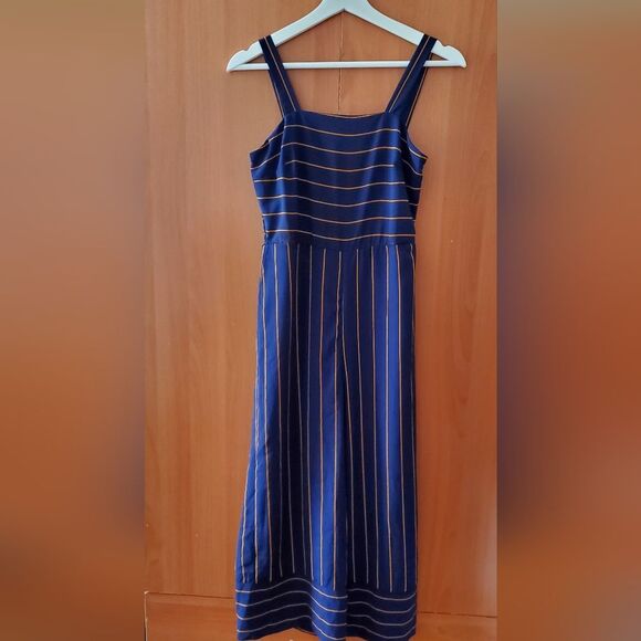Japna Pants - Japna Striped Jumpsuit Size S